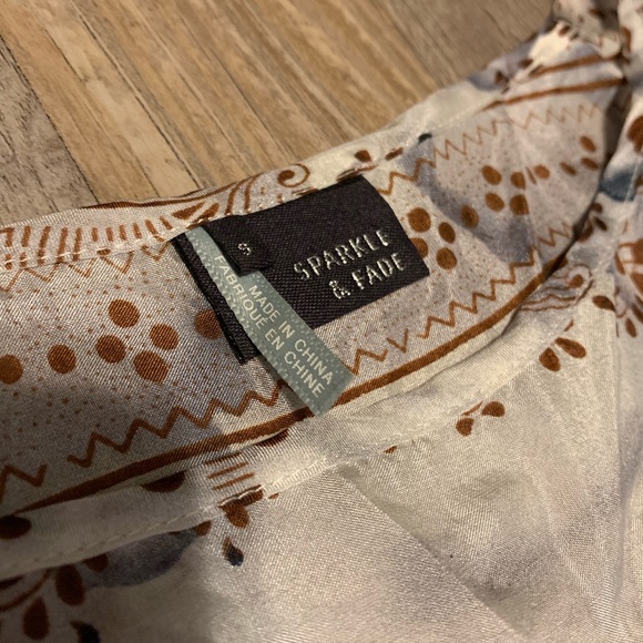 Urban Outfitters Silk Crop Top - Picture 2 of 4